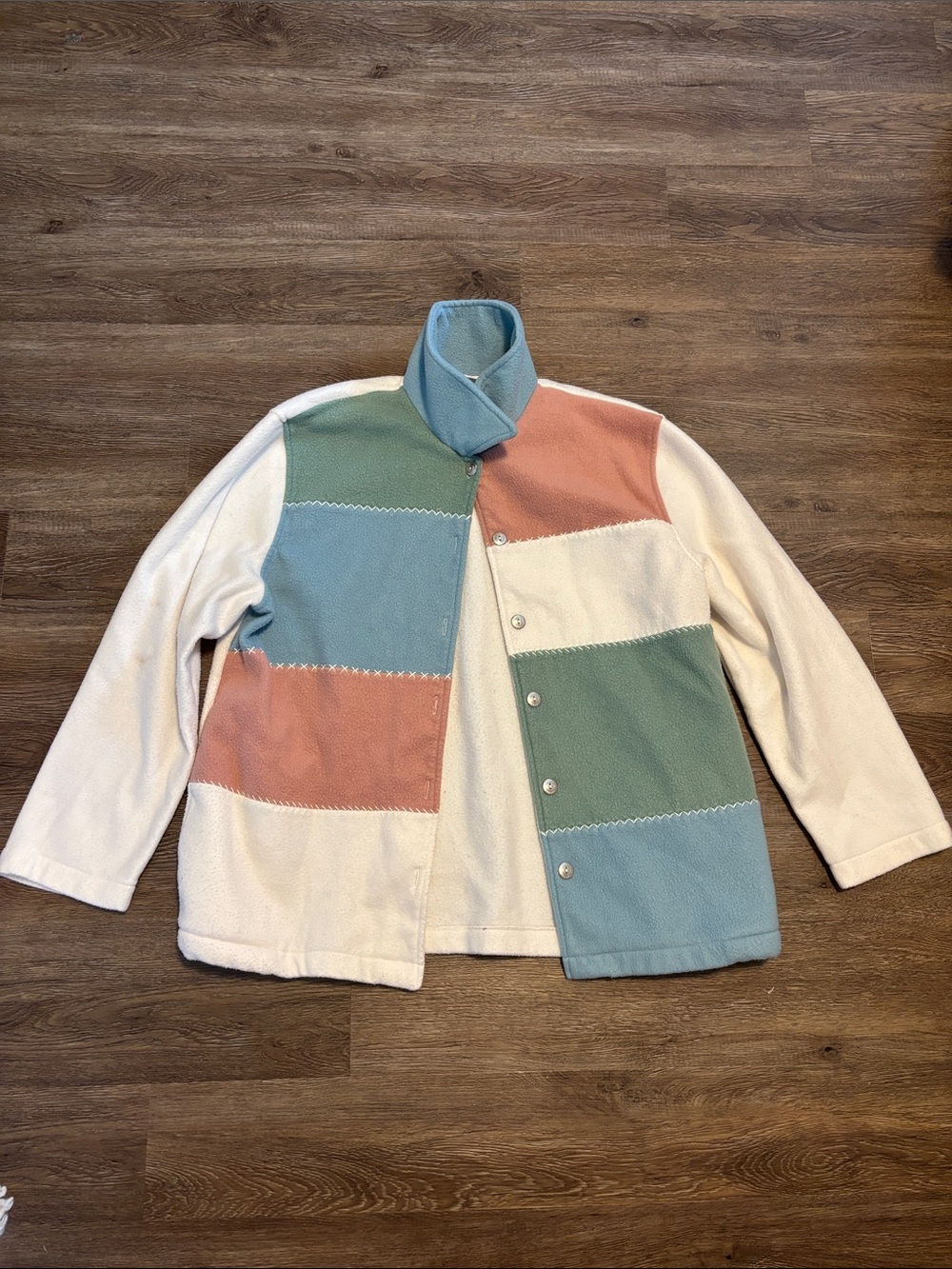 women’s vintage color block jacket